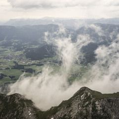 Flugwegposition um 13:17:19: Aufgenommen in der Nähe von Hieflau, Österreich in 1735 Meter